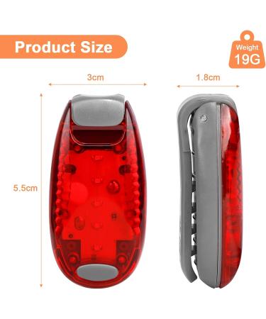 Sosayet LED Safety Light Set | Flashing Backpack & Stroller Lights for Children | Best Safety Clip Reflectors for Jogging & School Bags - Buy Online on GoSupps.com