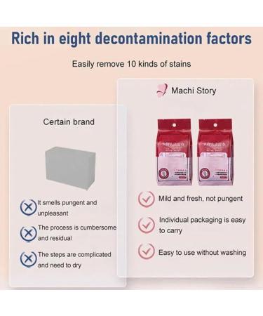 2024 New Clothing Stain Removal Wet Wipes Clothes Stain Removal Wipes for Clothes Fabric Carpet Emergency Stain Rescue Stain Remover (1pcs) - Buy Online on GoSupps.com