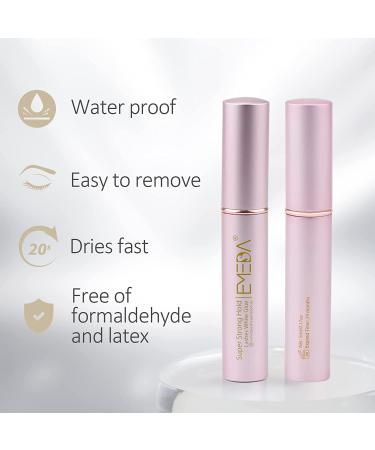 EMEDA Super Strong Hold Clear False Eyelash Glue - Latex Free, Waterproof, Suitable for Sensitive Eyes - 5ml/0.17oz - Buy Online on GoSupps.com