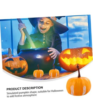 PRETYZOOM 60 pcs Halloween pumpkin simulation small pumpkin halloween manual Accessories little pumpkin pumpkin Halloween pumpkin decoration fake pumpkin simulation pumpkin Foam decorate Yellowx3pcs 2.2X3.4CMx3pcs - Buy Online on GoSupps.com