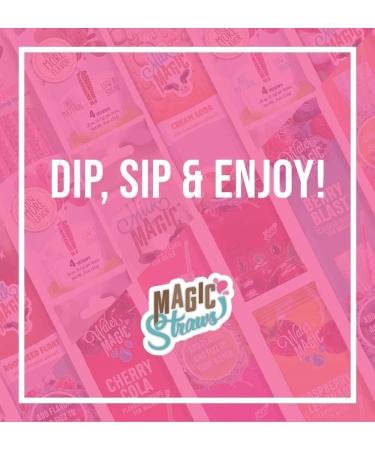 MILK MAGIC Flavoring Straws - Pack of 2 - Strawberry and Chocolate - 3.84 Oz. - Buy Online on GoSupps.com