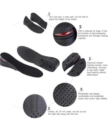 Ilovfeot Height Increase Insoles - 4-Layer Air Cushion Shoes Inserts for Men Women | Comfortable & Breathable | Add 3.54 Inches to Your Height - Buy Online on GoSupps.com