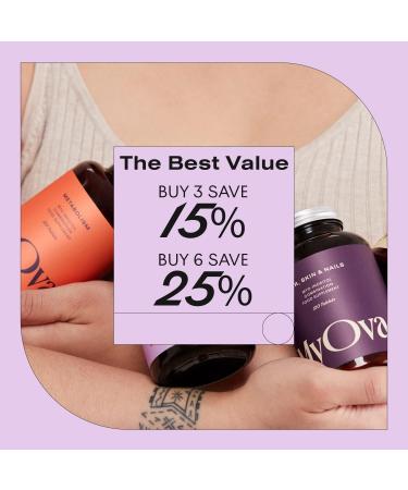 MyOva Myoplus Myo-Inositol PCOS Supplement - 4000mg Inositol with Folate & Chromium - 120 Vegan Tablets by MyOva - Buy Online on GoSupps.com