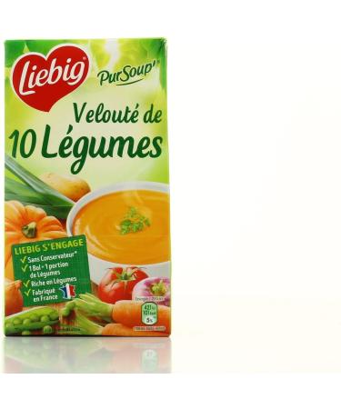  G n rique Pure Soup De Liebig - Pure Soup De Liebig Velout of 10 Vegetables 1L - 1L - Pack of 3 - Sold By Lot - Buy Online on GoSupps.com