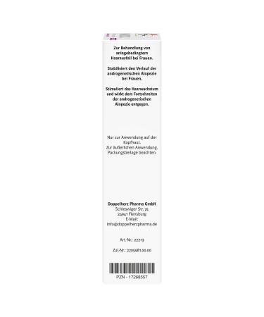 Minoxidil Double Heart 20 mg/ml Solution for Women's Hair Loss - 3x60 ml | Effective Treatment for Thinning Hair | International Shipping - Buy Online on GoSupps.com