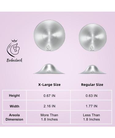 The Original Silver Nursing Cups Boboduck 999 Silver Nipple Covers for Breastfeeding 999 Grade Layered Tri-Laminate Nipple Shields for Nursing Newborn Regular Silver Nipple Shield (Small) - Buy Online on GoSupps.com