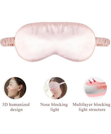 2-Pack Silk Sleep Masks | 100% Mulberry Silk Eye Masks for Women & Men | Premium Black Sleeping Blindfolds - Buy Online on GoSupps.com