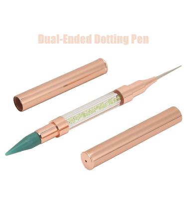 Double-Sided Dotting Pen for Nail Art - Rhinestone Picker & DIY Decoration (Green) | International Shipping Available - Buy Online on GoSupps.com