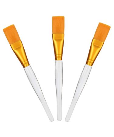 Facial Mask Brush - Premium Soft Face Brushes Mask Applicator for Applying Clay Mask Eye Peel Serum or DIY Needs (3-Pack)