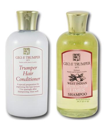 Geo F Trumper Extract of Limes Shampoo and Trumper Hair Conditioner 200ml Twin Set by Geo F. Trumper