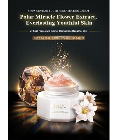 Buy TRUU Snow Gentian Youth Regenerating Cream 50ml - Anti-Aging Skincare for All Skin Types | International Shipping Available - Buy Online on GoSupps.com