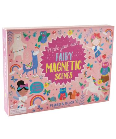 Floss & Rock 40P3587 Rainbow Fairy Magnetic Play Scenes Toy