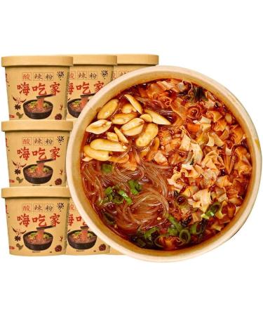 Hot and Sour Noodles Spicy and Sour Powder in Barrel 120g Instant Noodles Authentic Chongqing Specialty Snacks Sweet Potato Noodles Spicy Snacks Food Substitute (3 Barrel) - Buy Online on GoSupps.com
