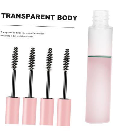WOONEKY 50 Pcs Mascara Empty Tube Glossy Lip Gloss DIY Mascara Tube Mascara Wands and Bottle Plastic Pink - Buy Online on GoSupps.com