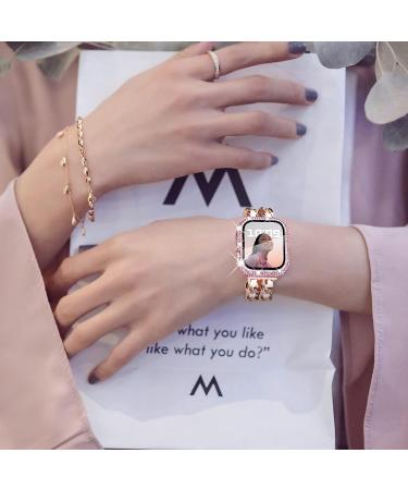 WINGLE 6-Pack Bling Crystal Diamond Apple Watch Case 44mm with Screen Protector for Apple Watch Series SE 6 5 4 - Buy Online on GoSupps.com