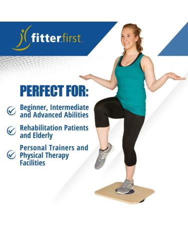 Fitterfirst Professional Rocker Board 20 - Improve Balance and Core Strength - Buy Online on GoSupps.com
