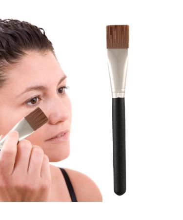 Masque Brush Square Brushes for Blending Liquid Cream - Cosmetic Supplies for Foundation Foundation Cream Pre-Makeup Masque Cream Concealer Pochy