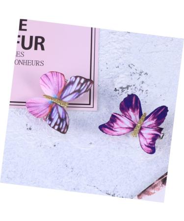 Beaupretty Colorful Butterfly Hairpins Set for Wedding & Parties - 10pcs Infants Bridal Headwear Accessory - Buy Online on GoSupps.com