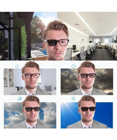 Spring Hinges Photochrome Reading Glasses | Blue Light Filter | TR90 Flexible Sport Glasses for Men & Women | +1.0 to +3.0 Magnification (Blue +2.50 Size) - Buy Online on GoSupps.com