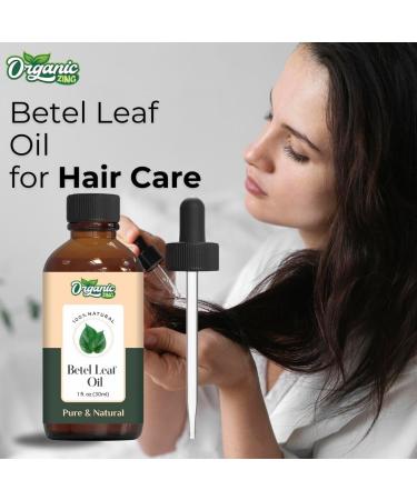 Buy Pure Betel Leaf Oil (Piper Betle) - 30ml | Natural Essential Oil for Skincare Hair Care Aromatherapy & Diffusers - International Shipping - Buy Online on GoSupps.com