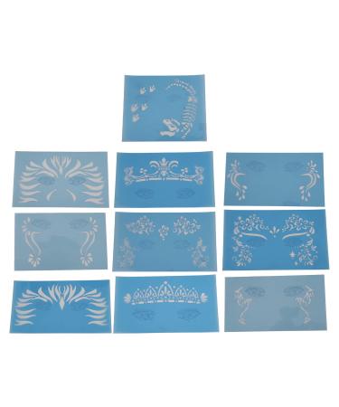 Makeup stencil unique pattern compact makeup stencil for stage performance for party