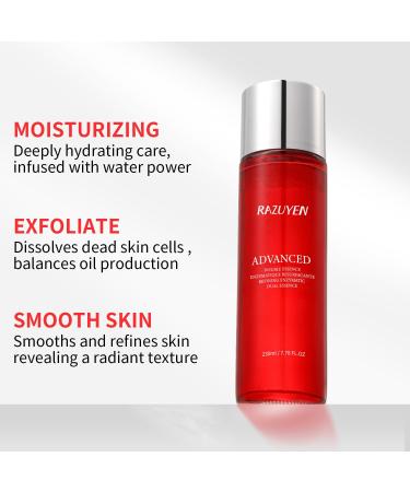 RAZUYEN 230ml Glycolic Acid Facial Toner for Oily Skin Hydrating Essence Toner With Salicylic Acid For Cleansing And Refining Pores Exfoliating And Balancing Skin 7.78 Fl Oz Rose - Buy Online on GoSupps.com