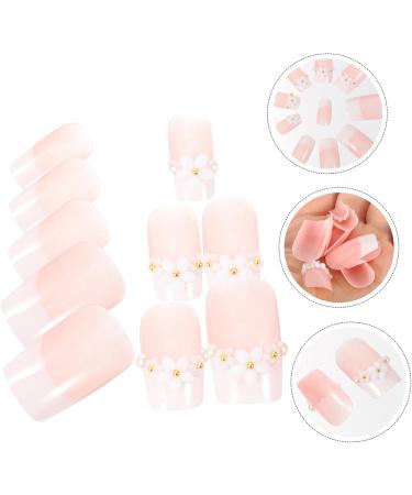 Housoutil 1 Set Little Fresh and Sweet Method Press on Fake Nails Fake Nails Kit Women Fake Nails Press on Nails Manicure Supplies Fake Nails Tips Shoe Straps French Accessories Jelly Glue - Buy Online on GoSupps.com