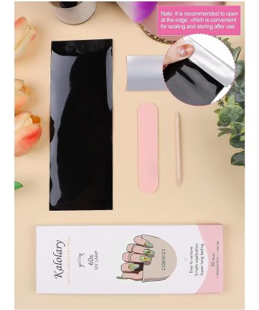 Kalolary 20PCS Sunflower Gel Nail Wrap Strips | Waterproof Adhesive Nail Art Stickers with Tools | Long-Lasting Full Nail Wraps | UV/LED Lamp Required - Buy Online on GoSupps.com