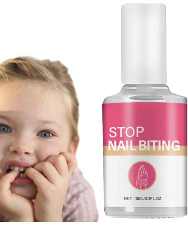 Zibeem Stop Biting Nails For Kids Adults - Thumb Sucking Stop Nails Polish Bitter Nail Water | Anti Nail Biting Polish Stop Biting Your Nails | Natural Anti Nail Biting Bitter Nail Polish 10ml - Buy Online on GoSupps.com
