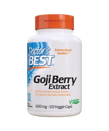 Doctor's Best Goji Berry Extract 600 mg 120 Veggie Caps