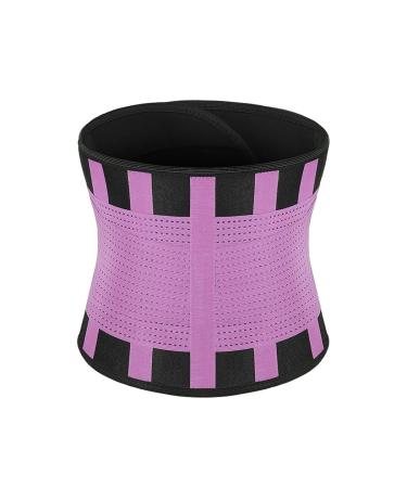 Wgust men women back bandage thermo-feast belt lumbar spine lower back support compression with adjustable strap for sciatica herniated disc scoliosis back pain Li 120x160cm purple