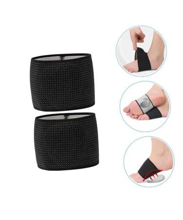 FRCOLOR Arch Support Sleeves for Flatfoot | TPE Insoles for Comfort | Outdoor Foot Support for Men & Women | 1 Pair Black (11.6x6cm - Buy Online on GoSupps.com