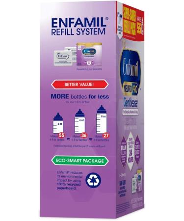 Enfamil NeuroPro Gentlease Baby Formula 30.4oz Powder Refill 4 Pack - Buy Online on GoSupps.com