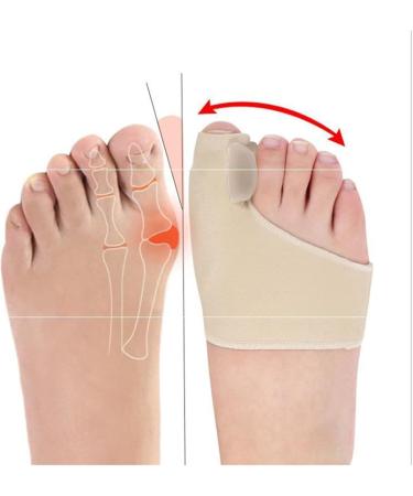 Jinlingnb Toe Spreader for Hallux Valgus | Bunion Splints & Foot Care Tool - Corrector & Protector - Buy Online on GoSupps.com