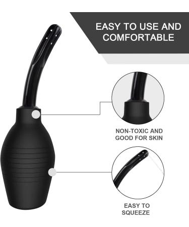 AWAVM 310ML Anal Douche Enema Bulb - Vaginal Cleaner for Men and Women - Safe & Comfortable Rubber Douche Kit - Buy Online on GoSupps.com
