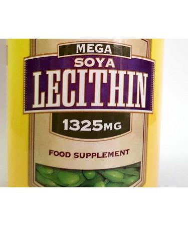 Holland & Barrett Mega Soya Lecithin 1325mg Fat Emulsifier - 100 Capsules - Buy Online on GoSupps.com