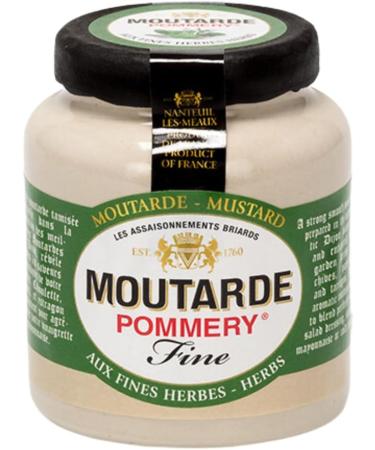 Trio of Pommery Fine Mustard: Dijon Firemen and Herbs 100g Gift Box - Buy Online on GoSupps.com