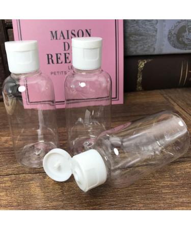Minkissy 20-Pack Refillable Plastic Cosmetic Bottles - Empty Lotion Tubes with Flip-Cap for Home & Travel - Buy Online on GoSupps.com