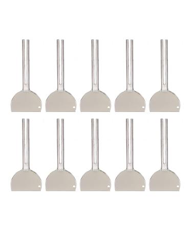 10-Pack Stainless Steel Tube Squeezer Set with Key Roller - Minimize Hair Dye Waste | International Shipping Available - Buy Online on GoSupps.com