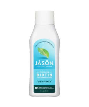 Jason Conditioner  Thicken & Restore Biotin and Hyaluronic Acid  16 Oz