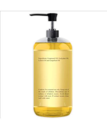 Buy Cellulite Massage Oil 8 Fl Oz - Effective Fat Cell Reduction for Hips Thighs Buttocks & Abdomen - Fast Absorbing with Beautiful Scent - Buy Online on GoSupps.com