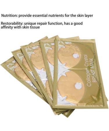 Collagen Breast Mask - 5 Pairs for Enlargement & Firming | Female Breast Enhancer Patches - Buy Online on GoSupps.com