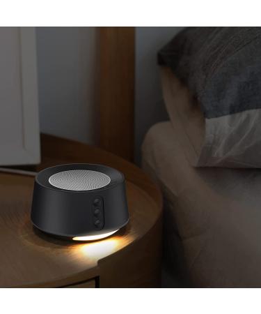 Fitniv White Noise Machine with Adjustable Night Light | 14 High Fidelity Soundtracks | Timer & Memory Feature | Plug-In Sound Machine for Baby & Adults - Black - Buy Online on GoSupps.com