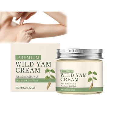 ZLHHRZJX Natural wild yam cream with wild yam extract moisturizing cream for relief wild yam skin cream wild yam cream with vitamin E and coconut oil cream
