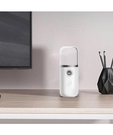 Mist Sprayer - Hydrating Handy Handheld Nano Facial Mist Sprayer | Hydrating USB Rechargeable for Eyelash Extensions Face Face Hydrating White - Buy Online on GoSupps.com