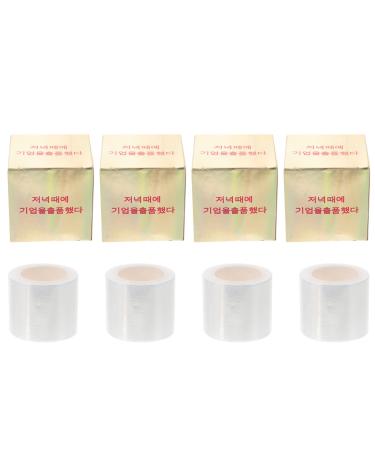 Film Adh sif Pour Sourcils Lot De 4 Transparent Imperm able Accessoires De Beaut Pour Salon Et Usage Domestique Tatouage
