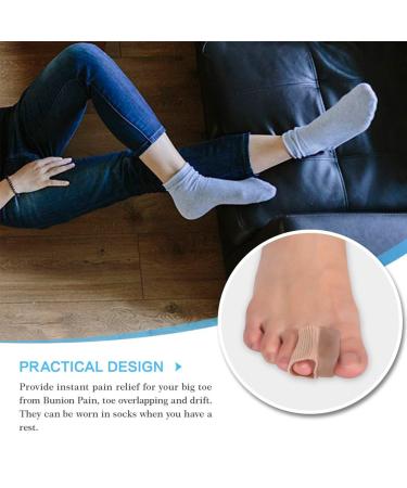 Bunion Corrector & Toe Straightener with Gel Pads | Orthopedic Big Toe Separators & Splint Protector Set | Bunion Pain Relief Sleeves - 1 Pair - Buy Online on GoSupps.com