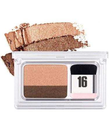 Lazy Eyeshadow Buffer 16 Brands Daily Vacation Edition Magazine Magazine Shadow with Double Colors Pallet Eye Shadow Gradient Gradient Sustainable Sustainable Uptodate