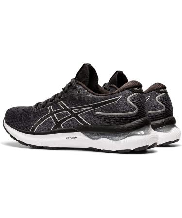 ASICS Women's Gel-Nimbus 24 Running Shoes 8 - Black/Pure Silver - Buy Online on GoSupps.com