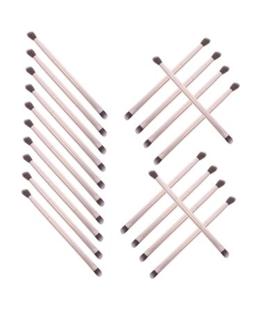 NOLITOY 20pcs Double Brush Makeup Brush Cosmetics Brush Eye Shadow Brush Blending Brush Beauty Tools